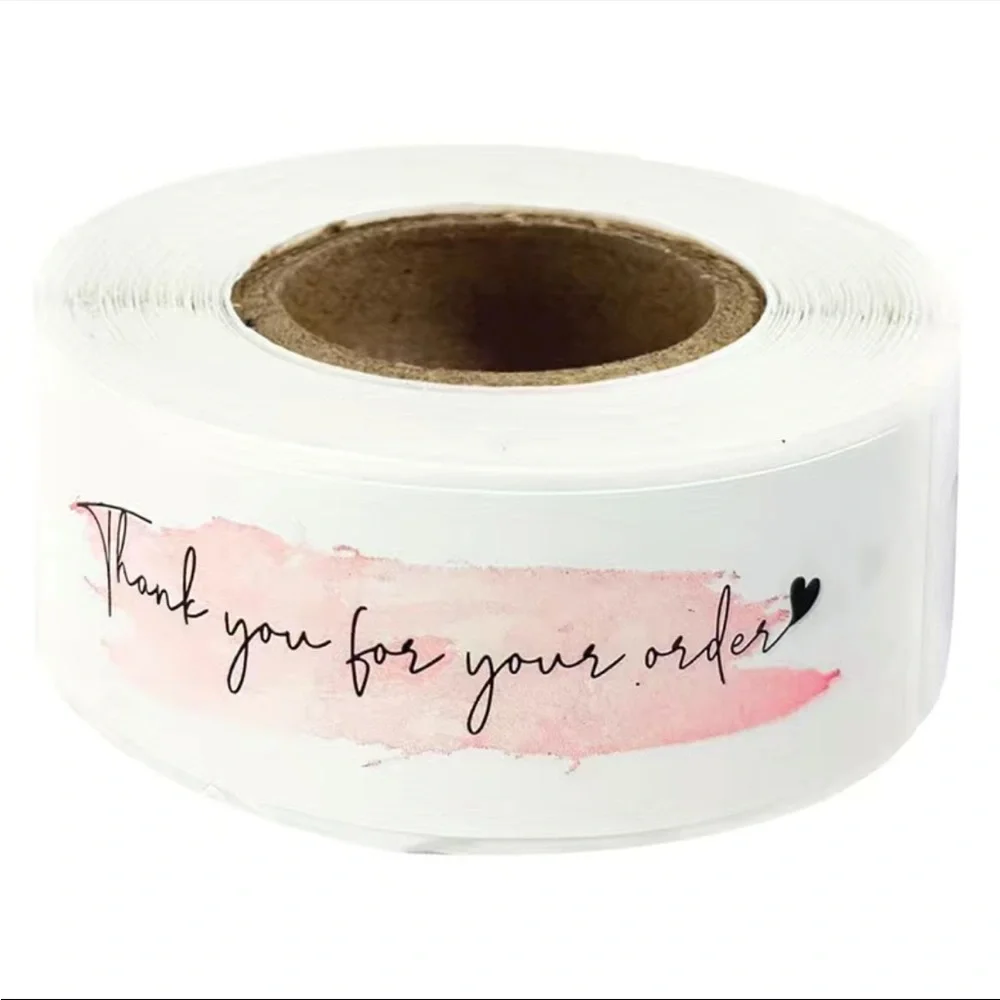 500 pcs/roll “THANK YOU for your Order” Decorative Sealing Stickers